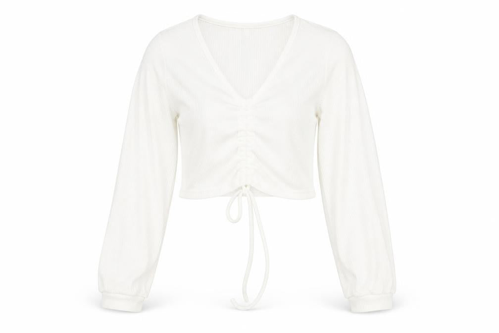 Womens UK Size S Preworn White Basic Blouse