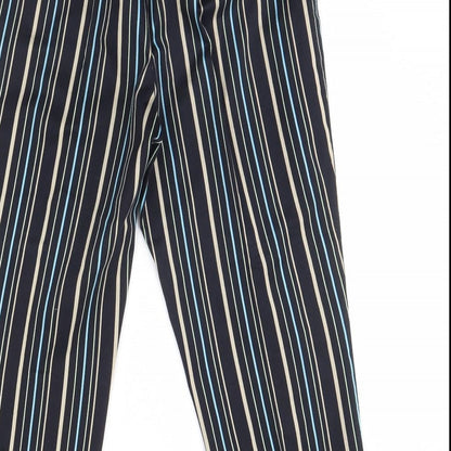 Ann Taylor Womens Blue Striped  Trousers  Size 12 L27 in