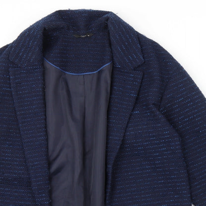 M&Co Womens Blue   Jacket  Size 10