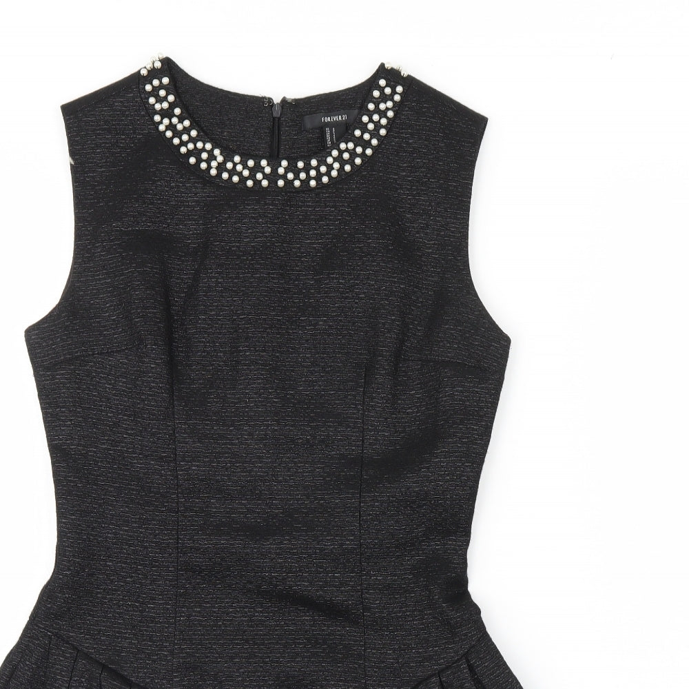 FOREVER 21 Womens Black   Fit & Flare  Size S