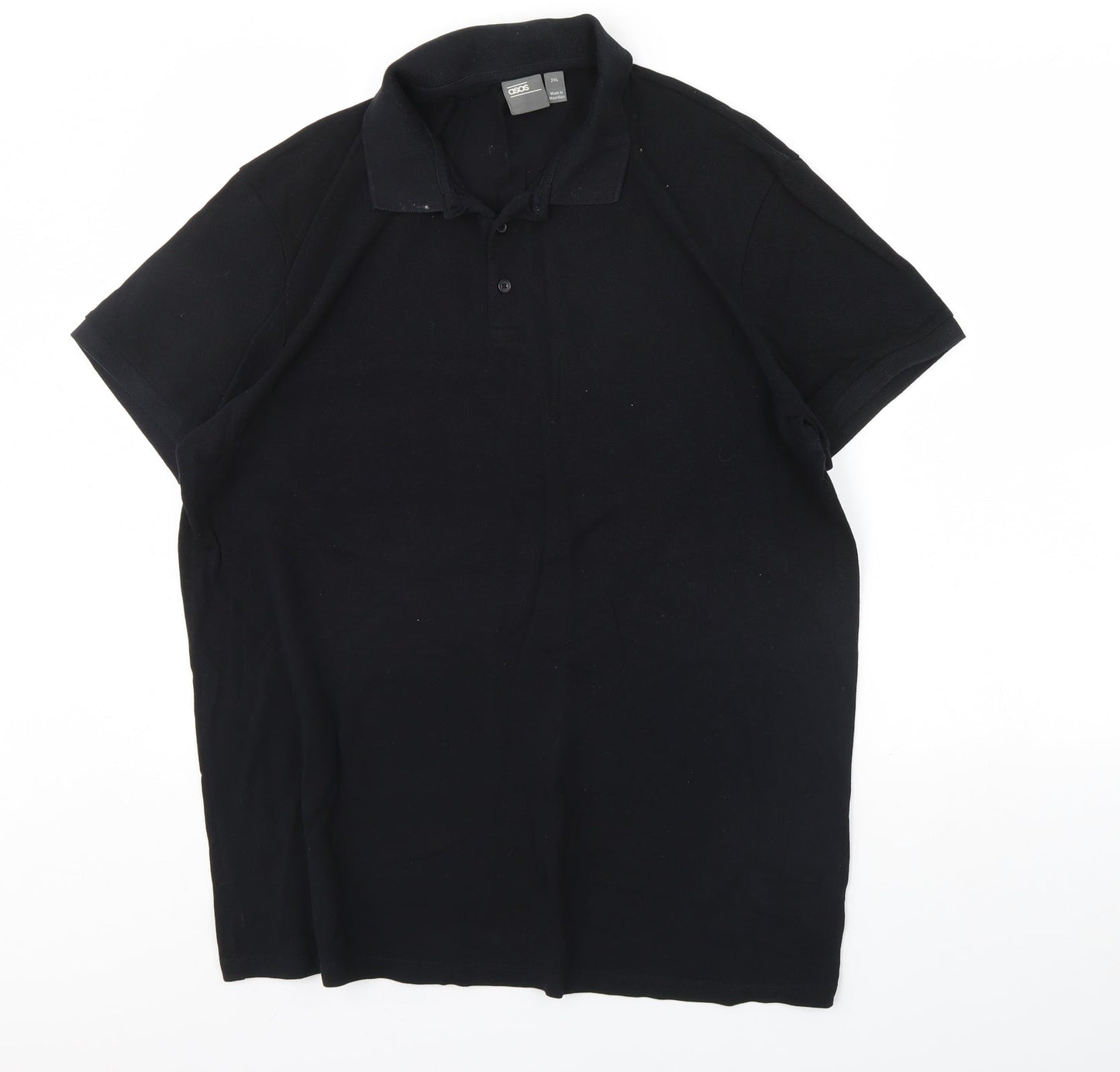 ASOS Mens Black    Polo Size 2XL