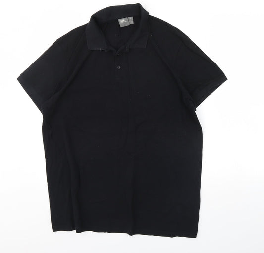 ASOS Mens Black    Polo Size 2XL
