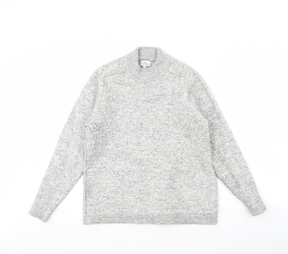 Womens UK Size L New Look Grey Pullover Jumper