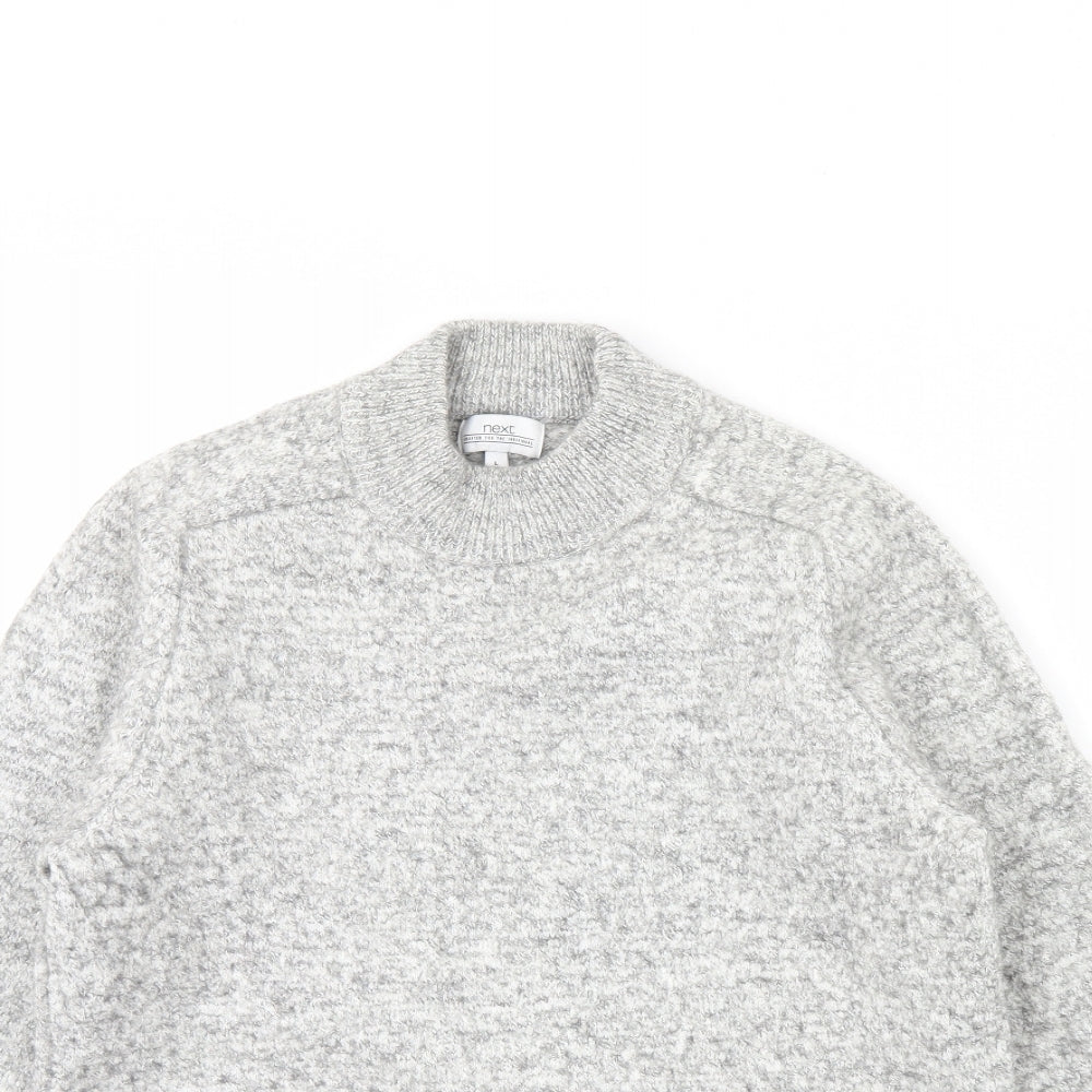 Womens UK Size L New Look Grey Pullover Jumper