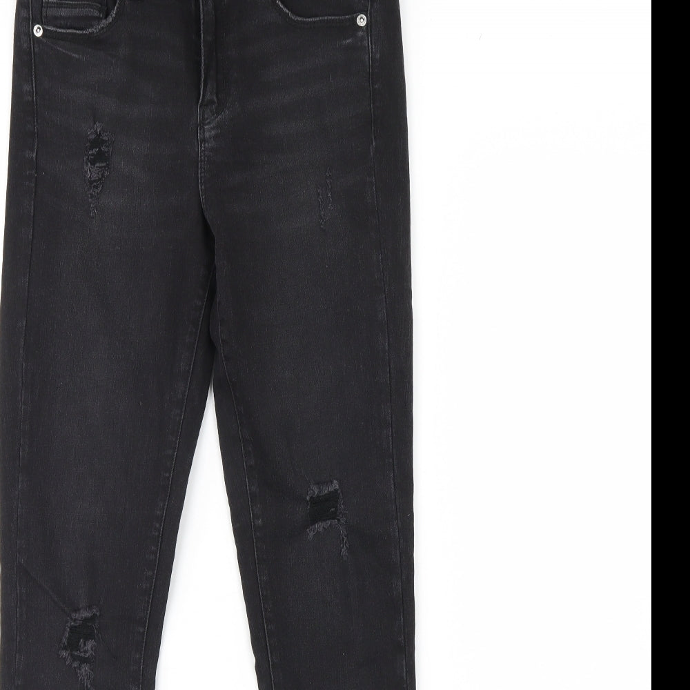 Denim & Co. Womens Blue  Denim Skinny Jeans Size 8 L28 in