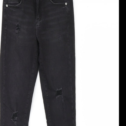 Denim & Co. Womens Blue  Denim Skinny Jeans Size 8 L28 in