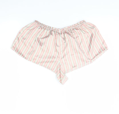 Boux Avenue Womens Pink Striped  Cami Pyjama Pants Size 12