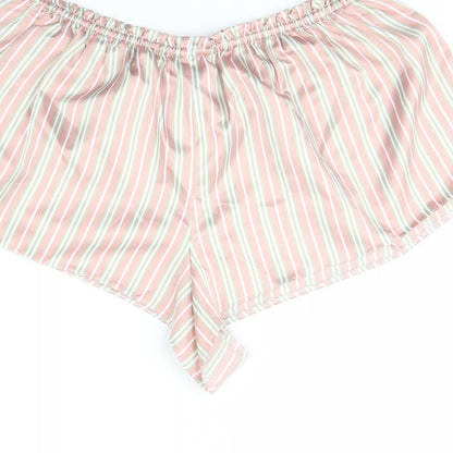 Boux Avenue Womens Pink Striped  Cami Pyjama Pants Size 12