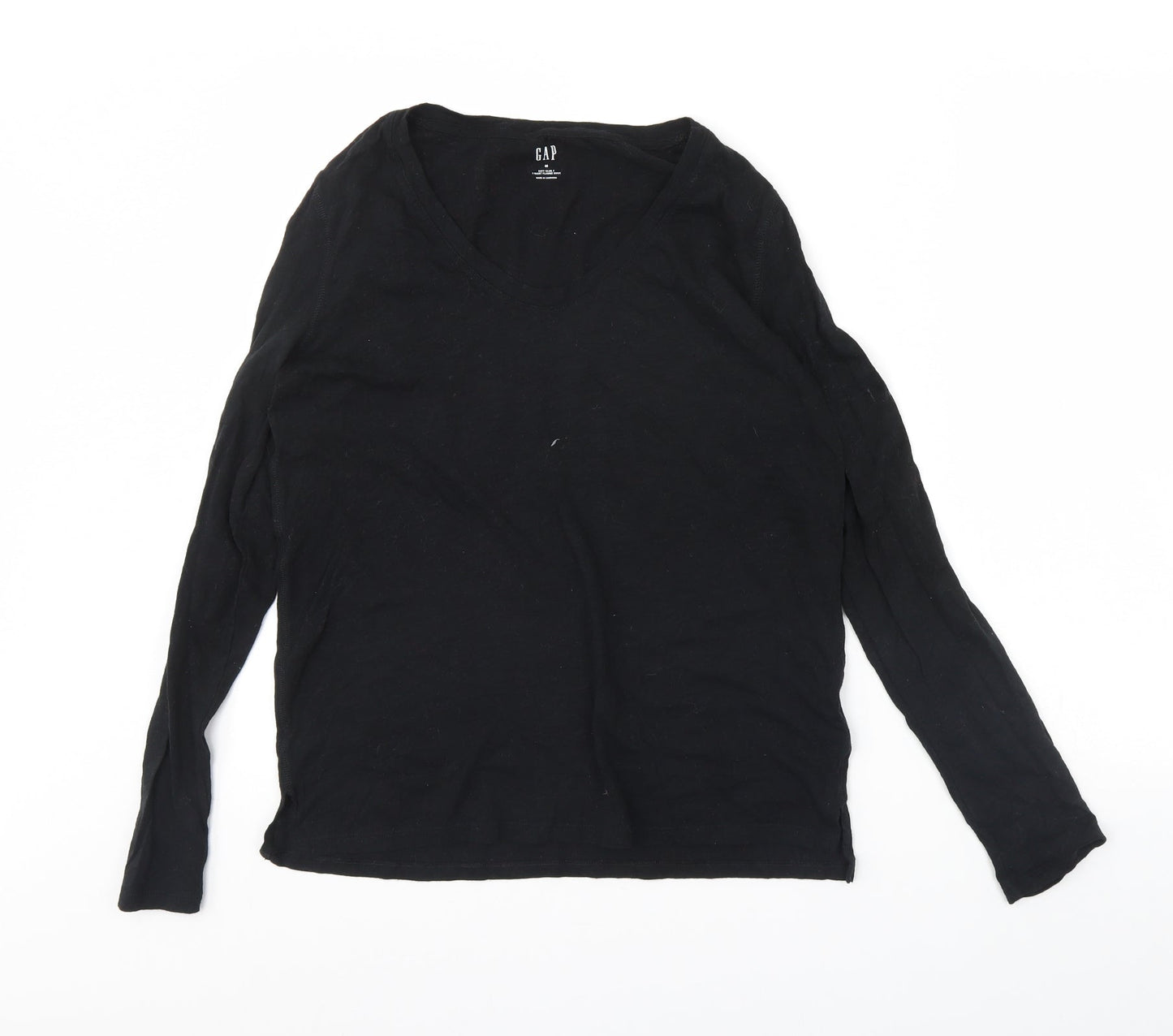 Womens UK Size M Gap Black Basic Blouse