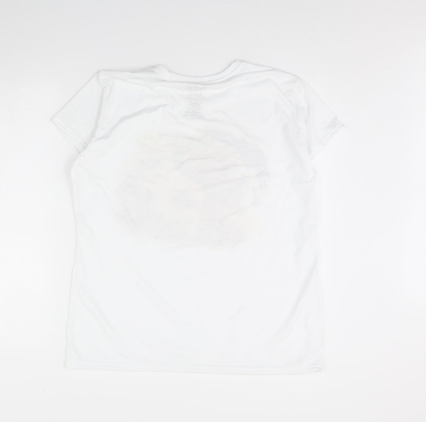 Womens UK Size XL Gildan White Basic T-Shirt
