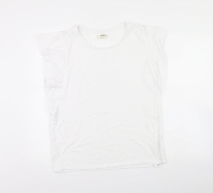 Papaya Womens White   Basic T-Shirt Size 20