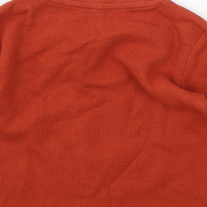 Marks and Spencer Boys Orange  Jersey Basic T-Shirt Size 12-18 Months