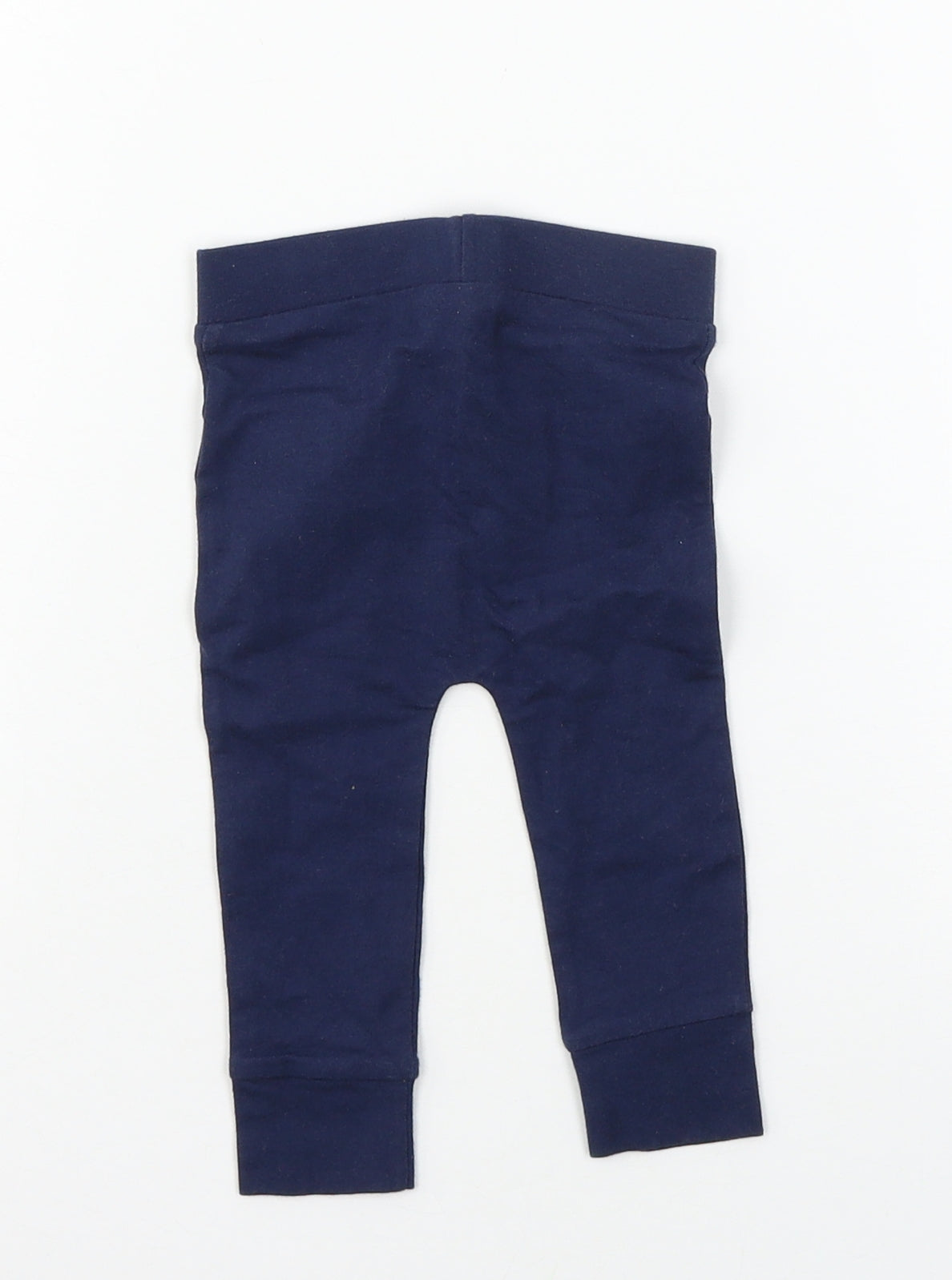 F&F Girls Blue  Jersey Jogger Trousers Size 6-9 Months