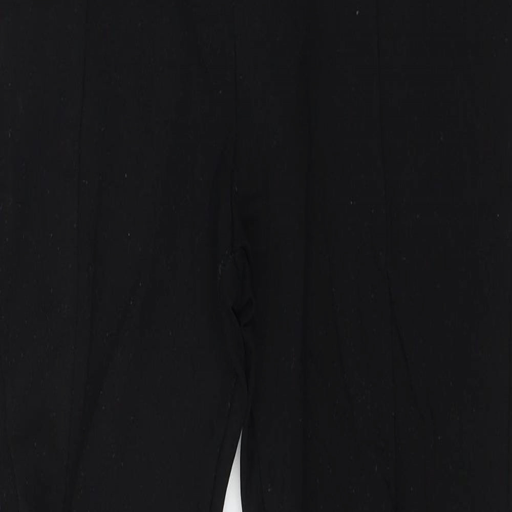 Womens UK Size 10 River Island Regular Fit  Black Trousers