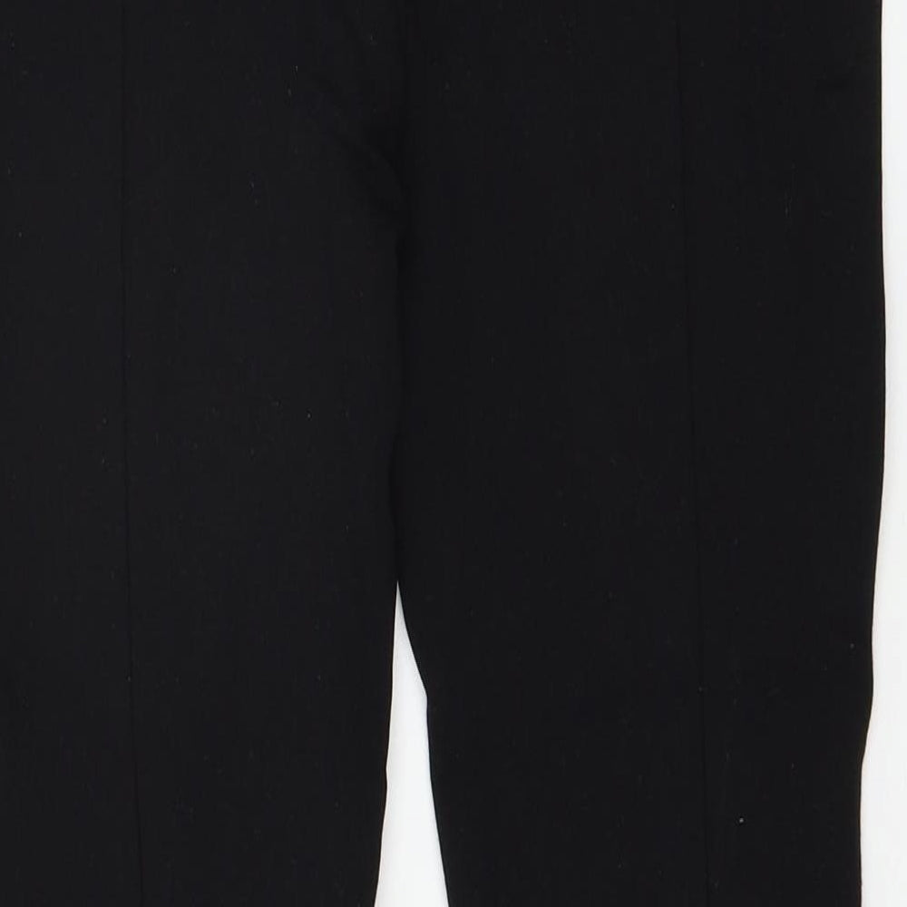 Womens UK Size 10 River Island Regular Fit  Black Trousers
