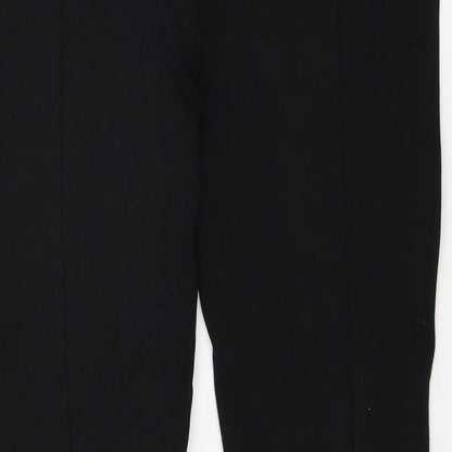 Womens UK Size 10 River Island Regular Fit  Black Trousers