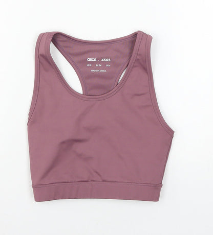 Womens UK Size 8 ASOS Purple Basic Tank
