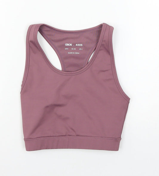 Womens UK Size 8 ASOS Purple Basic Tank