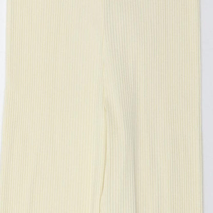 H&M Womens Ivory  Knit Jogger Leggings Size S L26 in