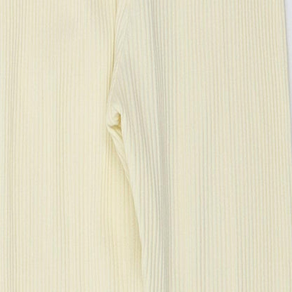 H&M Womens Ivory  Knit Jogger Leggings Size S L26 in