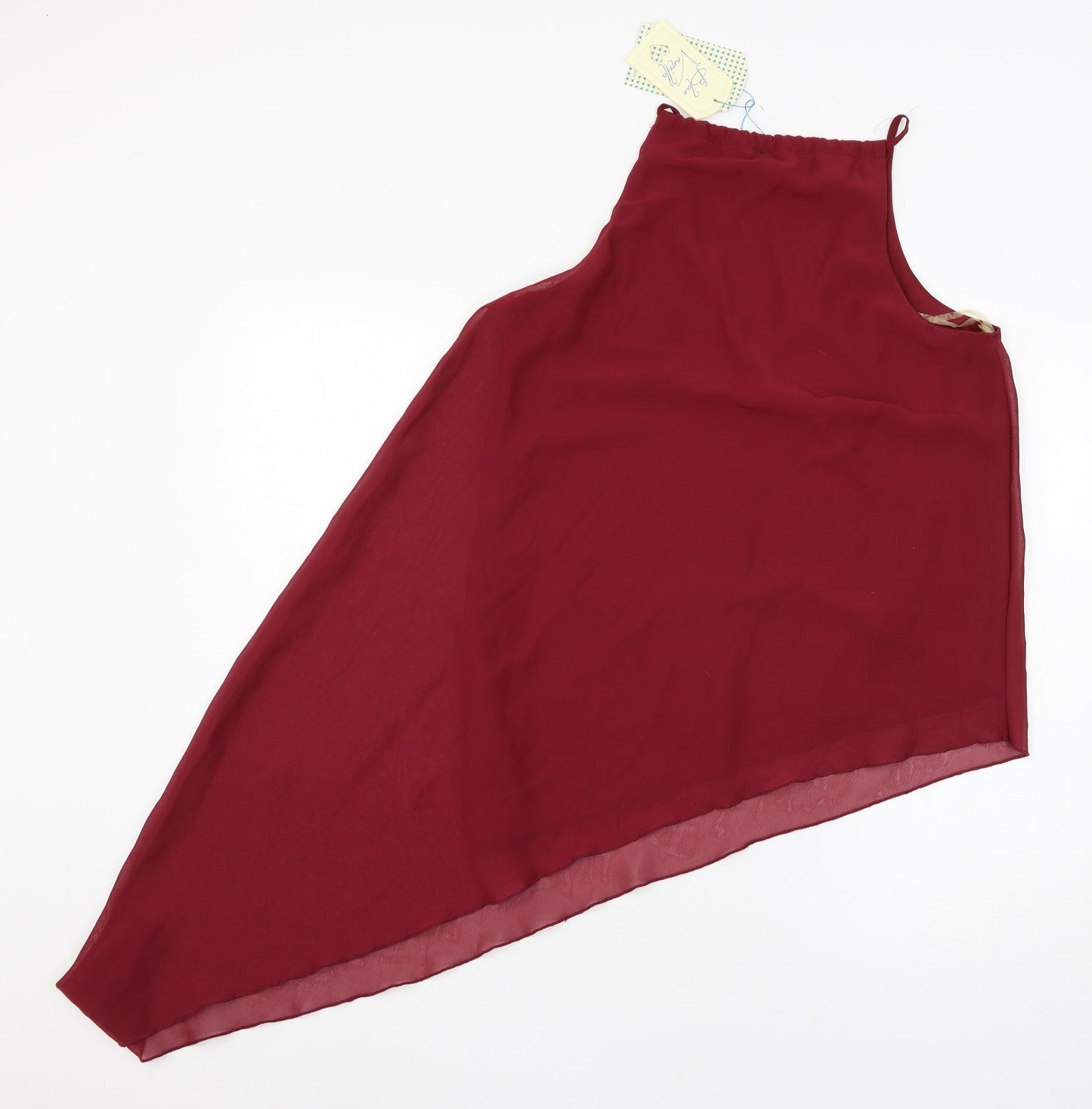 Blue Vanilla Womens Red   Basic Blouse Size S