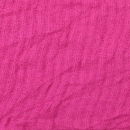 New Look Womens Pink  Knit Pullover Jumper Size 10