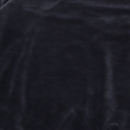 H&M Womens Blue  Velour Pullover Sweatshirt Size M