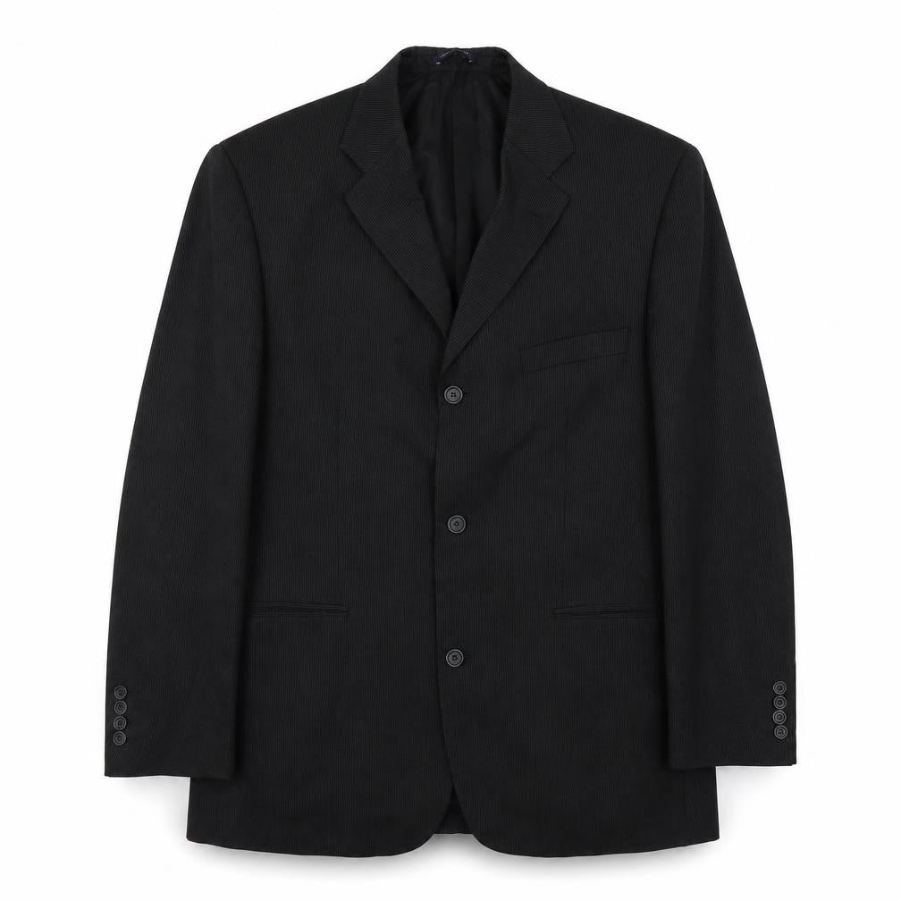 Mens UK Size L River Island Regular Black Suit Jacket