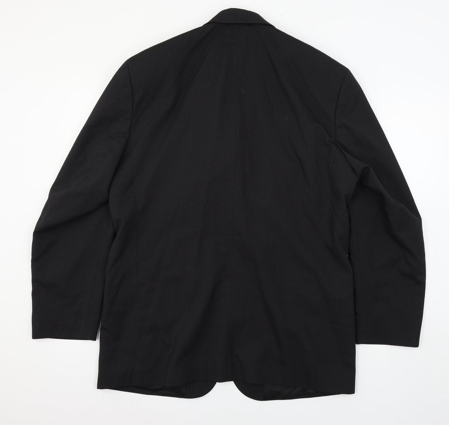 Mens UK Size L River Island Regular Black Suit Jacket