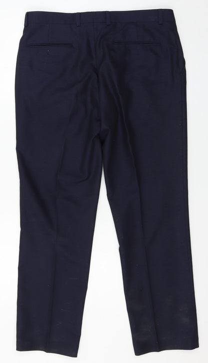 Matalan Mens Blue   Trousers  Size 34 in L31 in