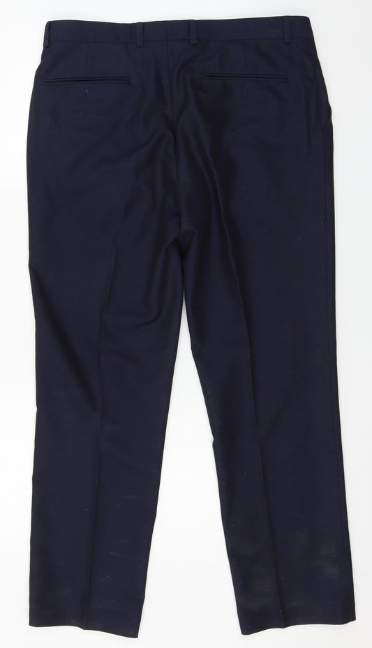 Matalan Mens Blue   Trousers  Size 34 in L31 in