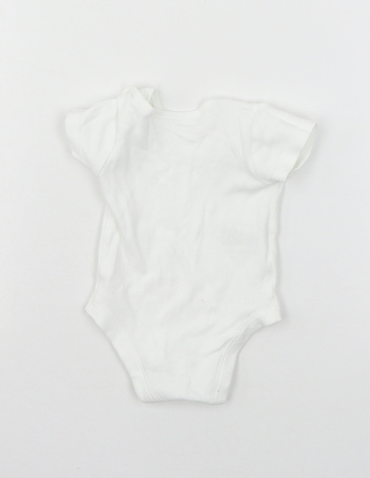 TU Baby White  Jersey Babygrow One-Piece Size Newborn