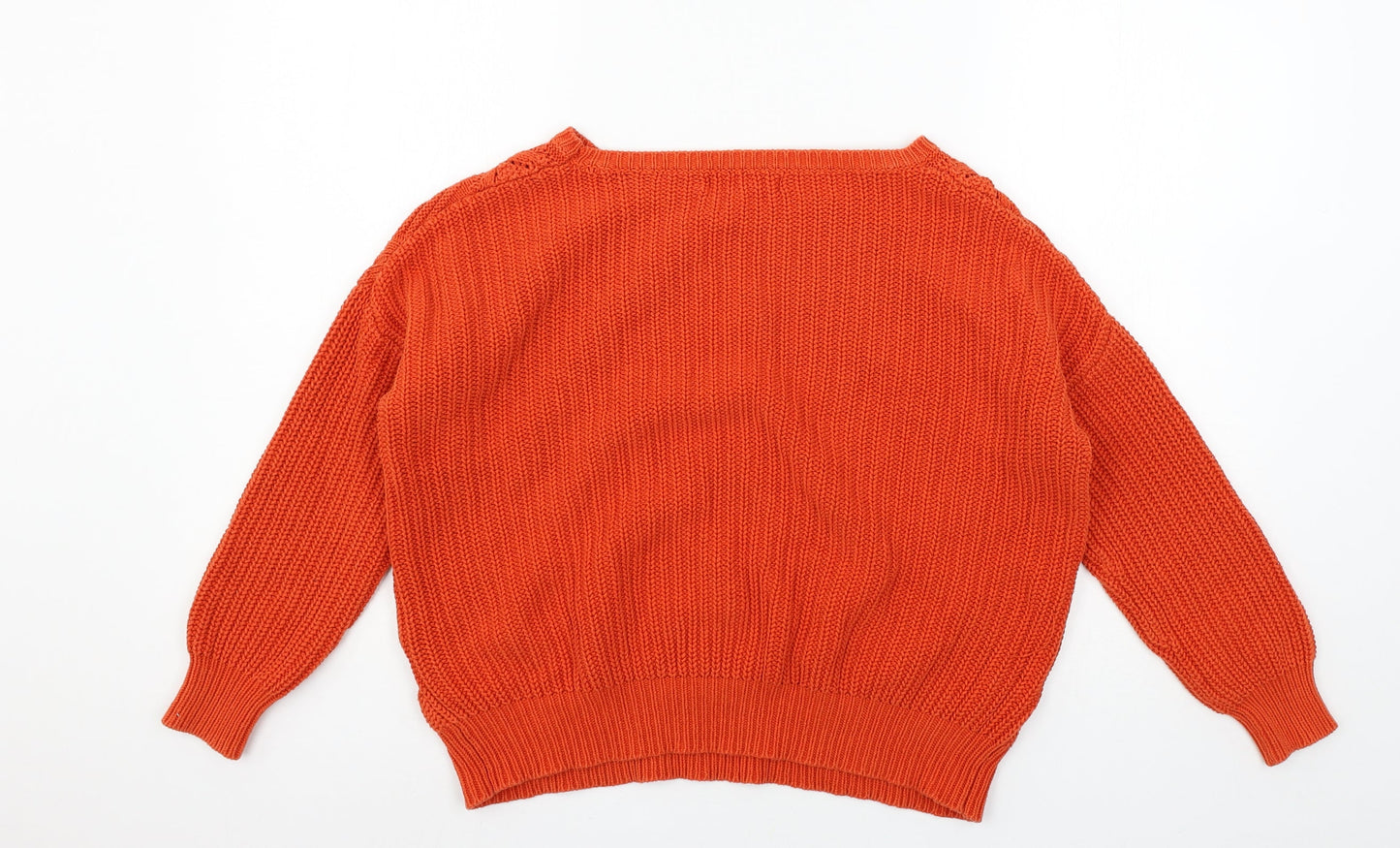 Womens UK Size 10 Atmosphere Orange Pullover Jumper