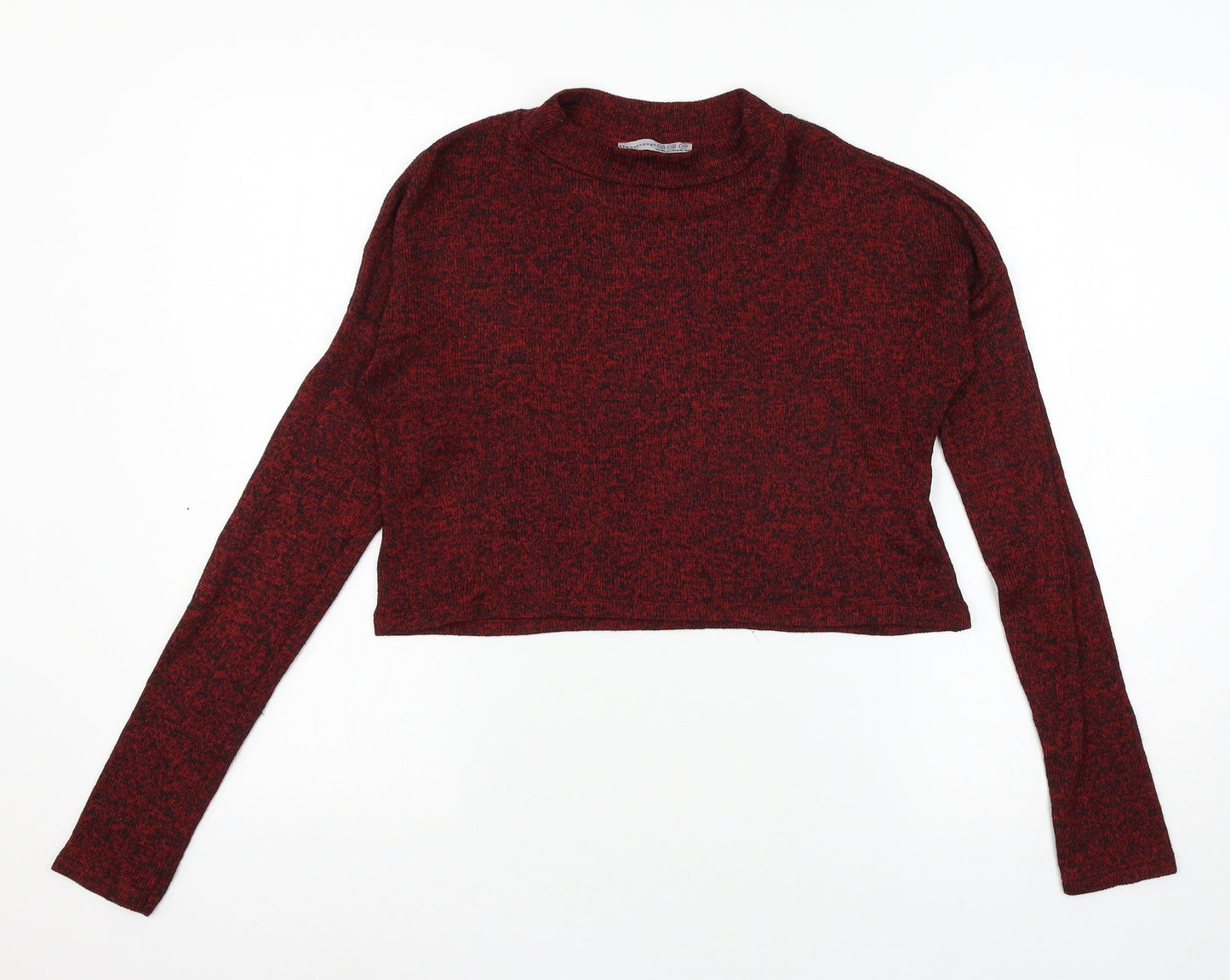 Atmosphere Womens Red  Knit Basic T-Shirt Size 10