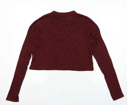 Atmosphere Womens Red  Knit Basic T-Shirt Size 10