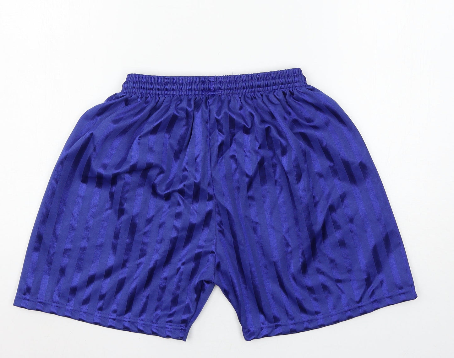 Banner Mens Blue Striped  Sweat Shorts Size 30 in