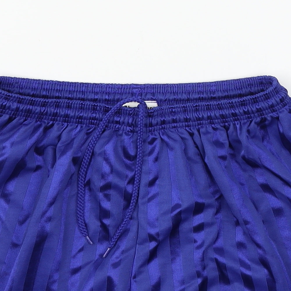Banner Mens Blue Striped  Sweat Shorts Size 30 in