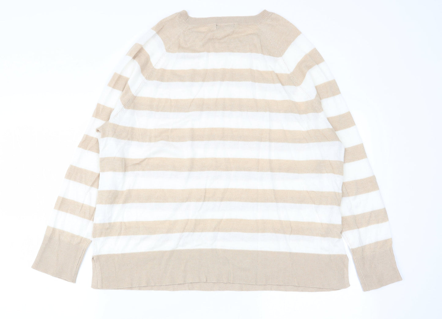 Womens UK Size 16 M&Co Multicoloured Pullover Jumper
