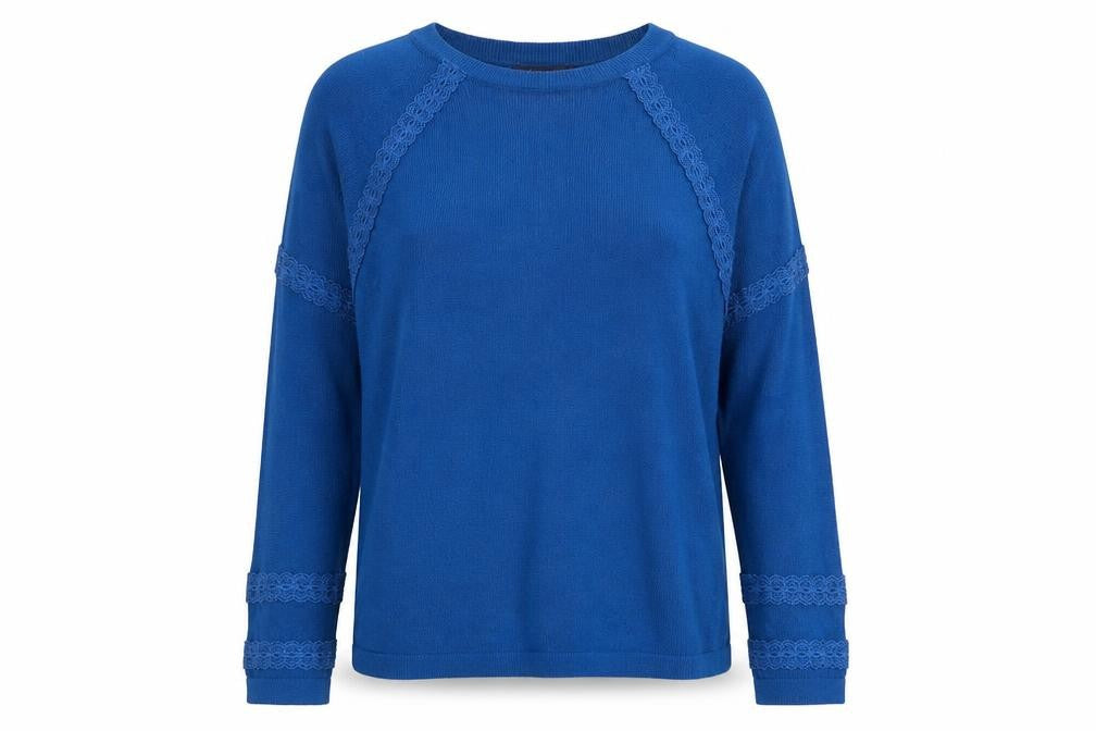 Womens UK Size S M&S Blue Pullover Jumper