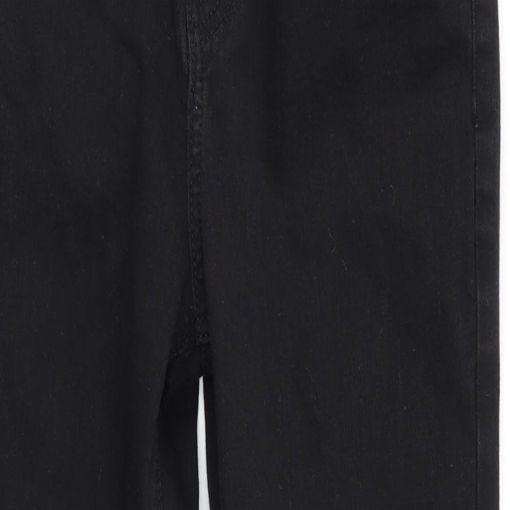 Topshop Womens Black   Skinny Jeans Size 30 in L30 in - RIPPED JEANS