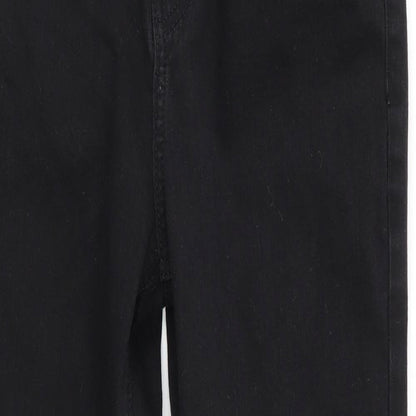Topshop Womens Black   Skinny Jeans Size 30 in L30 in - RIPPED JEANS