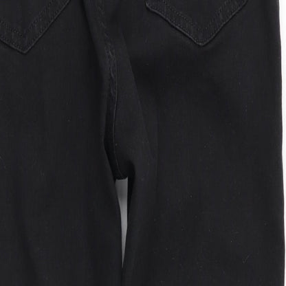 Topshop Womens Black   Skinny Jeans Size 30 in L30 in - RIPPED JEANS