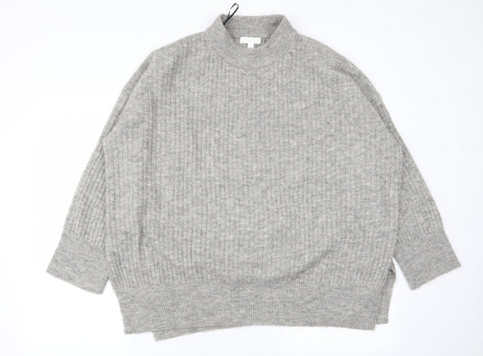Womens UK Size 12 H&M Grey Pullover Jumper