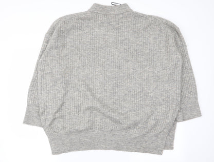 Womens UK Size 12 H&M Grey Pullover Jumper