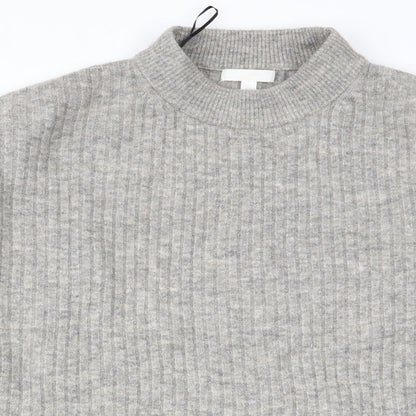 Womens UK Size 12 H&M Grey Pullover Jumper