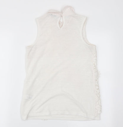 Womens UK Size 8 NEXT White Basic Tank