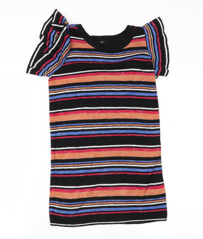 Womens UK Size 6 NEXT Multicoloured Basic Blouse