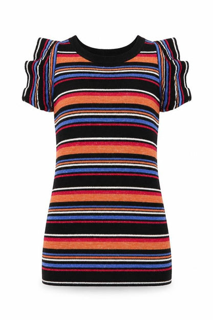 Womens UK Size 6 NEXT Multicoloured Basic Blouse