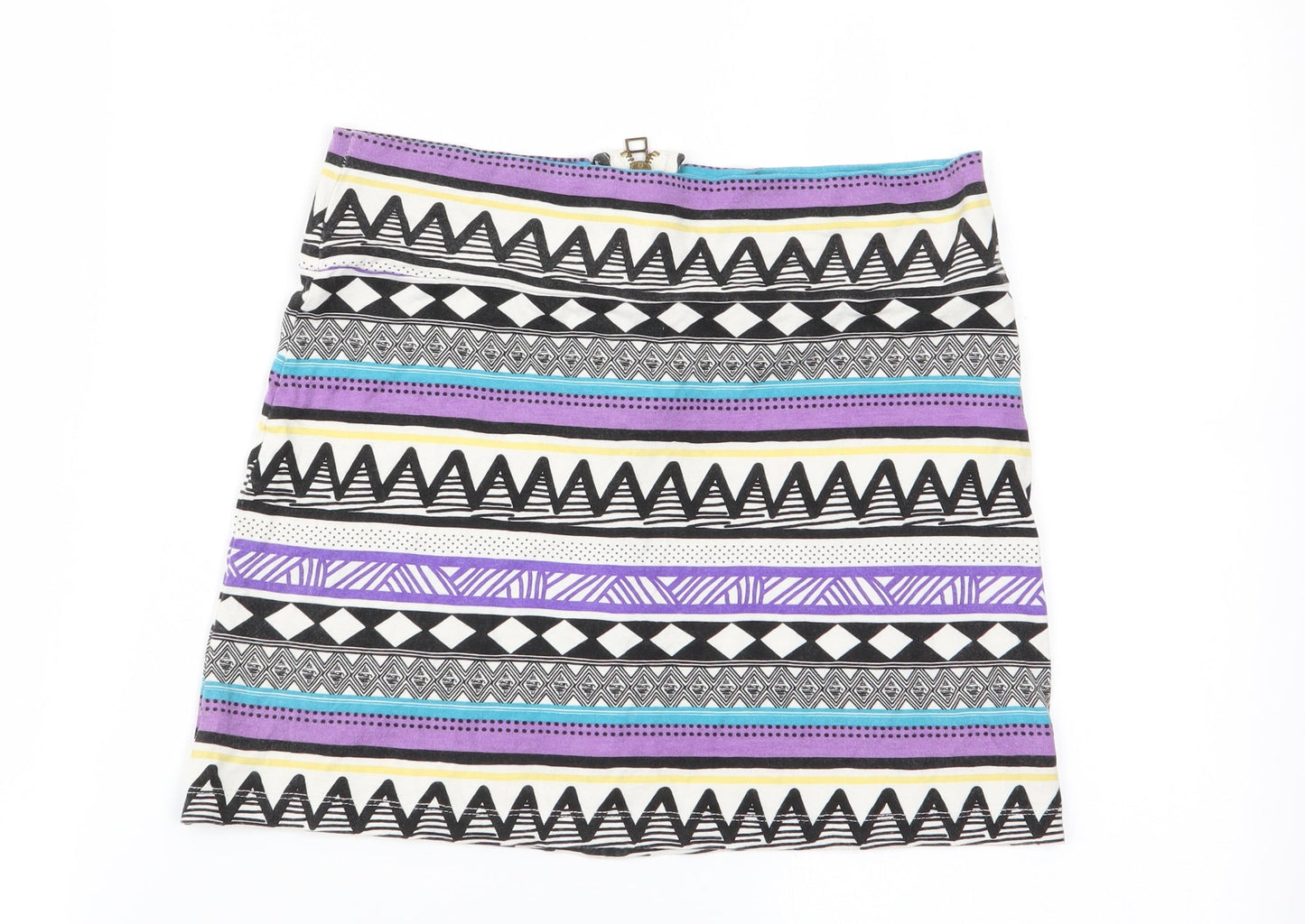 Womens UK Size 10 Topshop Multicoloured Basic Tank