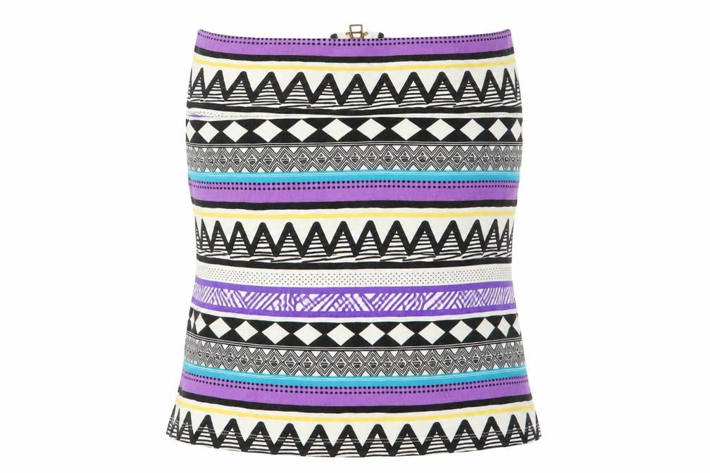 Womens UK Size 10 Topshop Multicoloured Basic Tank